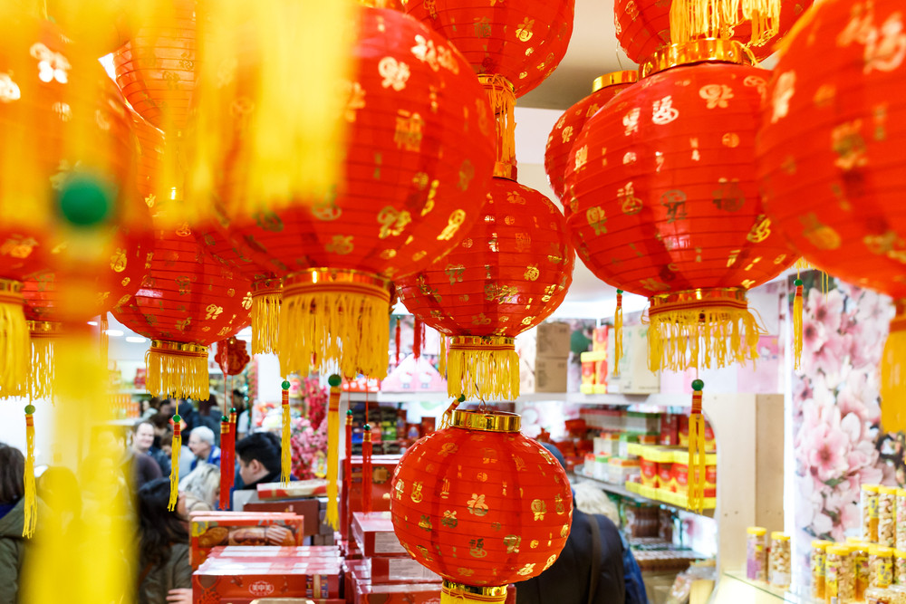 Chinese New Year Decorations in London